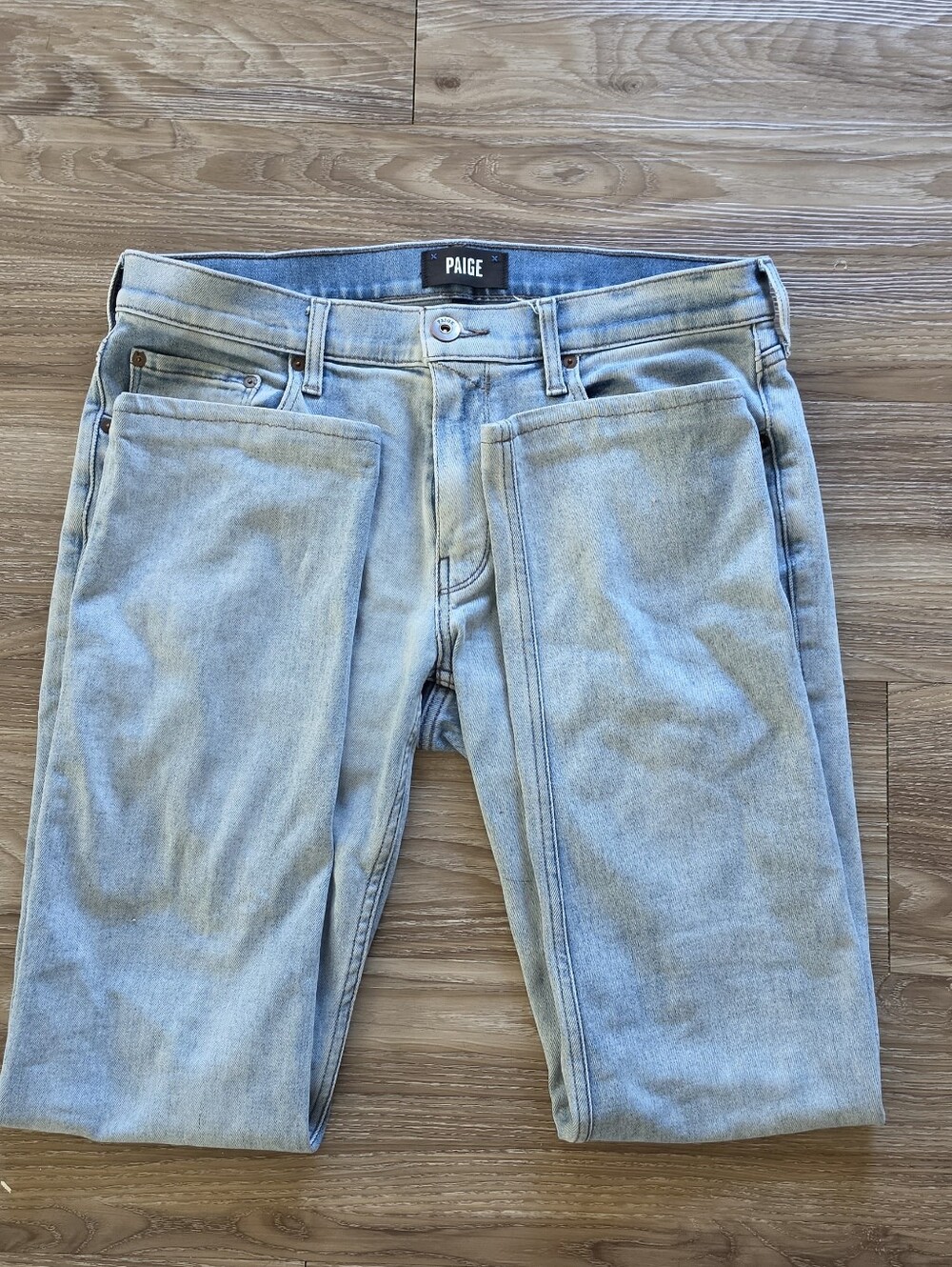 PAIGE Federal Men's Slim Straight Jeans - Picture 6 of 11